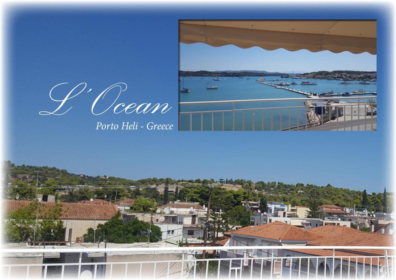 L΄Ocean Lägenhet Porto Heli Exteriör bild