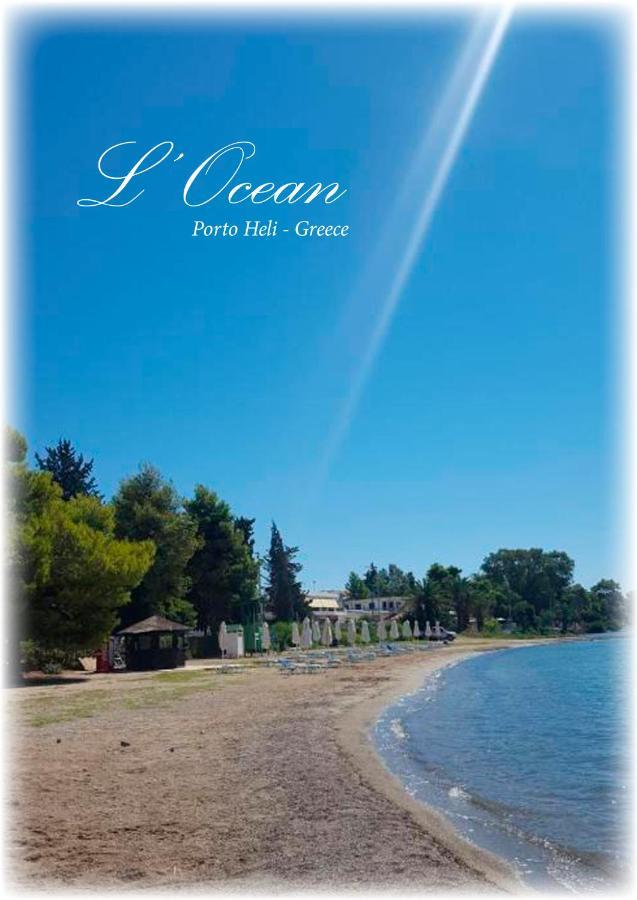 L΄Ocean Lägenhet Porto Heli Exteriör bild