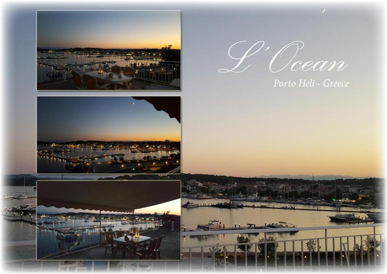 L΄Ocean Lägenhet Porto Heli Exteriör bild